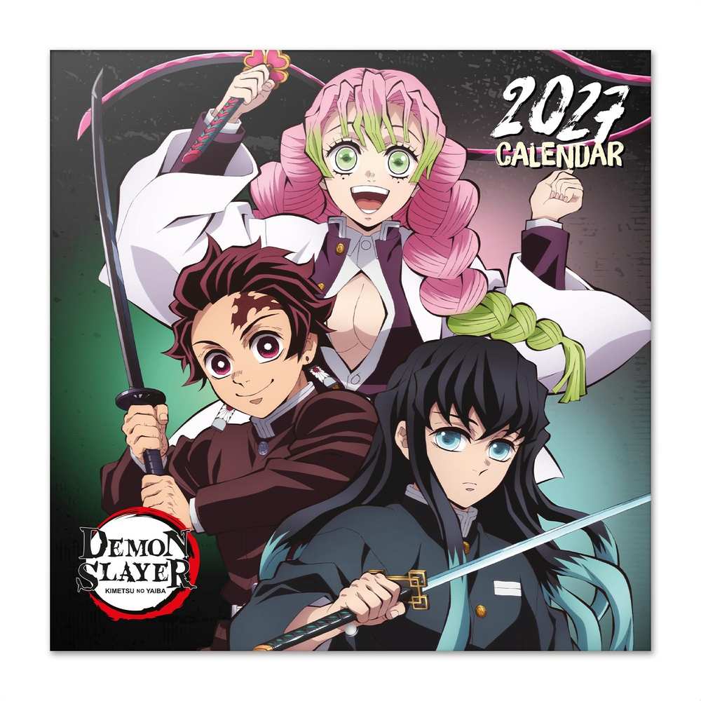 Grupo Erik Demon Slayer: Kimetsu no Yaiba - Swordsmith Village 2027 30X30 Kalender - Mehrfarben